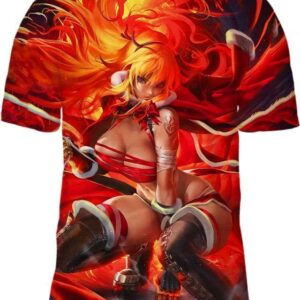 Older Yang Rwby Sexy 3D T-Shirt, Cute Anime Sexy for Followers
