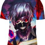 One-Eyed Devil 3D T-Shirt, Anime Like Tokyo Ghoul for Fan