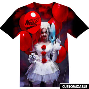 Customized Halloween IT Pennywise Shirt