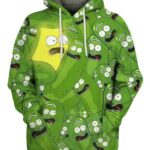 Pickle Rick 3D Hoodie, Rick and Morty Gift
