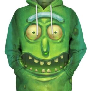 Pickle Rick Costume 3D Hoodie, Rick and Morty Gift