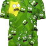 Pickle Rick 3D T-Shirt, Rick and Morty Presents
