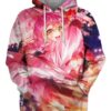 Pink Hair 3D Hoodie, Cute Anime Sexy for Followers