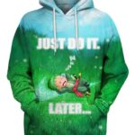 Roronoa Zoro – Just Do It Later One Piece Anime 3D Hoodie, Trendy Gift One Piece Shirt