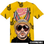 Customized Bad Bunny Vintage 90s Grapic Tee Unisex Bad Bunny Un Verano Tshirt Bad Bunny Fan Tees Shirt QDH
