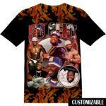 Customized Vintage 50 Cent Bootleg T-Shirt, 90s Graphic Inspired Custom, Rap Graphic Retro Shirt