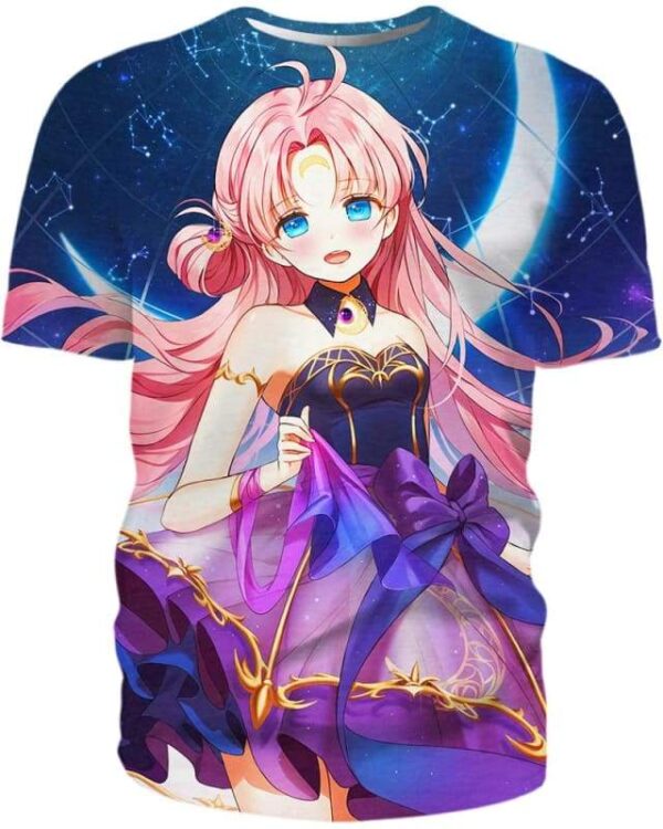 Sailor Moon 3D T-Shirt, Hot Anime Character for Lovers