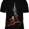 Saiyan Under The Moon 3D T-Shirt, Shirt Dragon Ball Z for Followers