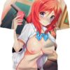 Satisfied Face 3D T-Shirt, Hot Anime Character for Lovers