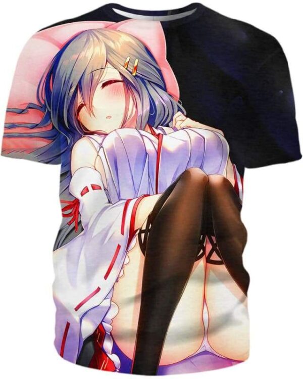Sexy Drunk Girl 3D T-Shirt, Hot Anime Character for Lovers