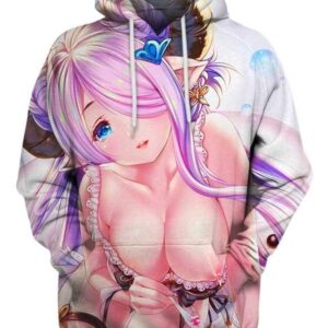 Sexy Maid 3D Hoodie, Hot Anime Character for Lovers