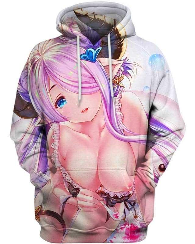 Sexy Maid 3D Hoodie, Hot Anime Character for Lovers
