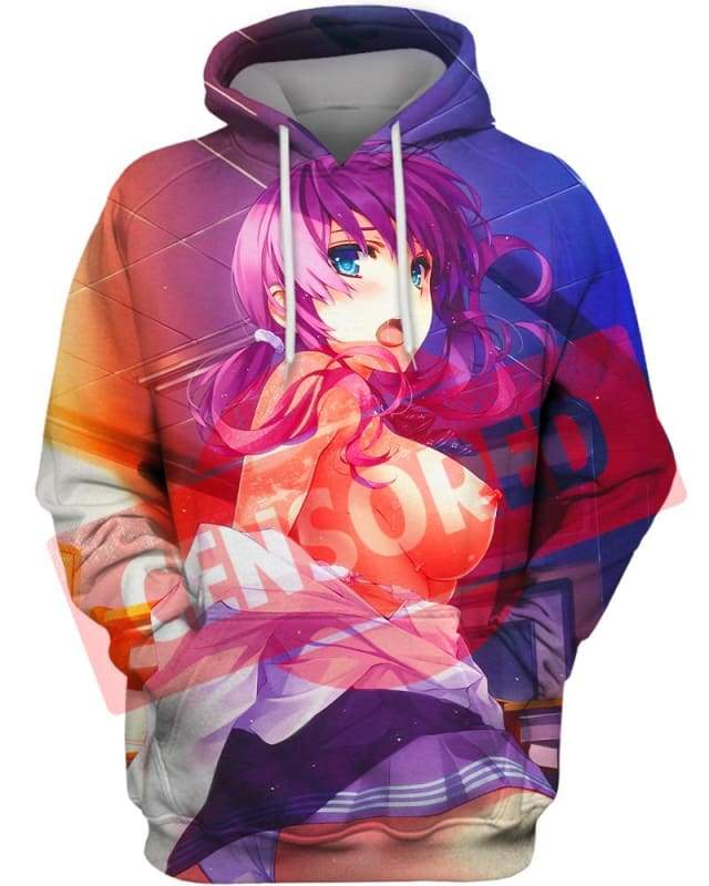 Sexy Student Anime 3D Hoodie, Hot Anime Character for Lovers