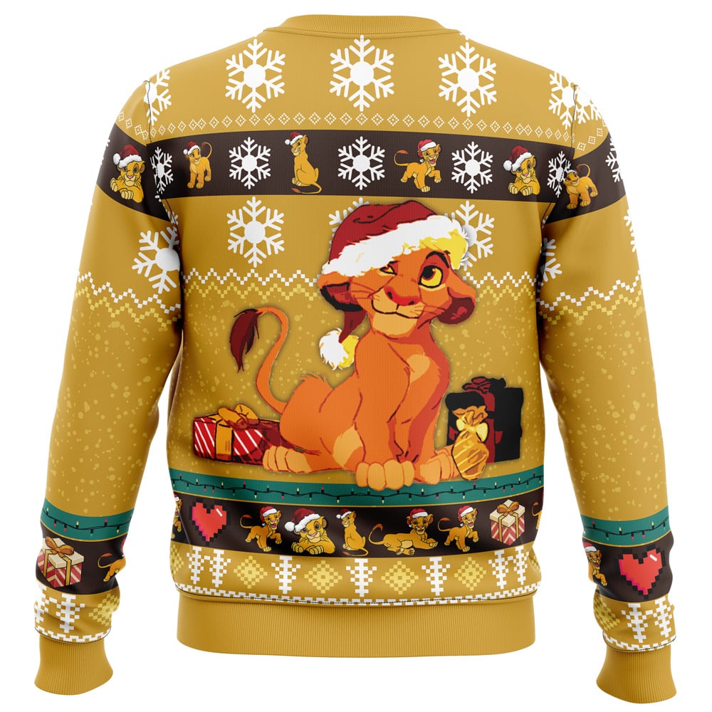 Young Simba The Lion King Ugly Christmas Sweater