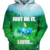 Fire Skull Groot and Yoda 3D Hoodie, Lilo and Stitch Clothes for Lovers