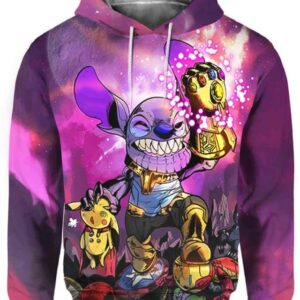 Stitch Toothless Viking 3D Hoodie, Lilo and Stitch Apparel