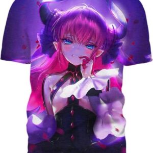 Stubborn Girl 3D T-Shirt, Hot Anime Character for Lovers