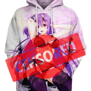 Sweet Purple 3D Hoodie, Hot Anime Character for Lovers