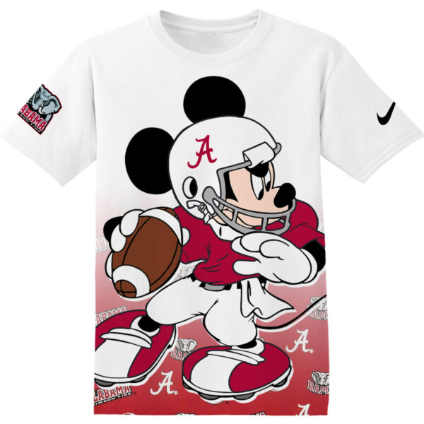 Customized NFL Alabama Crimson Tide Mickey Shirt
