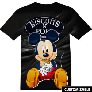 Customized Biscuits N Porn Disney Mickey Shirt