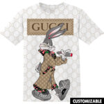 Customized Cartoon Gift For Bugs Bunny Fan GG Luxury Shirt