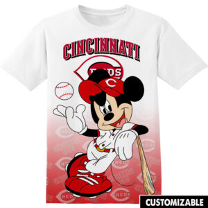 Customized MLB Cincinnati Reds Mickey Shirt