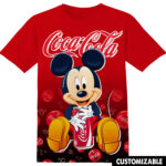 Customized Coca Cola Disney Mickey Shirt