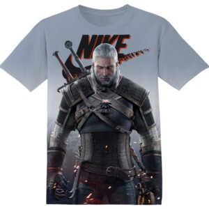 Customized Movie Gaming Gift Geralt of Rivia The Witcher Shirt