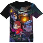 Customized Cartoon Gifts Gravity Falls Shirt