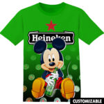 Customized Heineken Disney Mickey Shirt