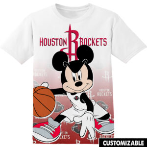 Customized NBA Houston Rockets Disney Mickey Shirt