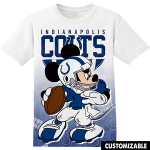 Customized NFL Indianapolis Colts Disney Mickey Shirt