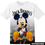 Customized Jack Daniels Disney Mickey Shirt