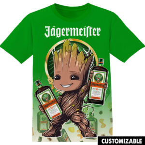 Customized Jagermeifter Marvel Groot Shirt