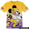 Customized NCAA Football Michigan Wolverines Mickey Shirt