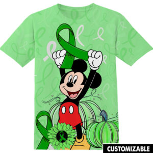 Customized Liver Cancer Awareness Month Mickey Disney Shirt