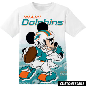 Customized NFL Miami Dolphins Mickey Shirt