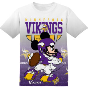 Customized NFL Minnesota Vikings Mickey Shirt