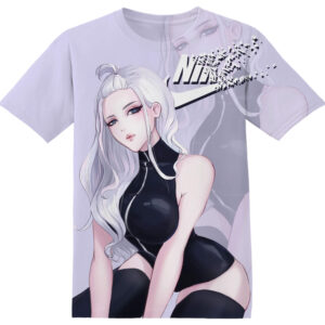 Customized Anime Gift Mirajane Strauss Fairy Tail Tshirt Kawaii Shirt