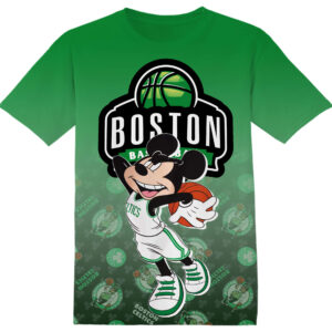 Customized NBA Boston Celtics Disney Mickey Shirt