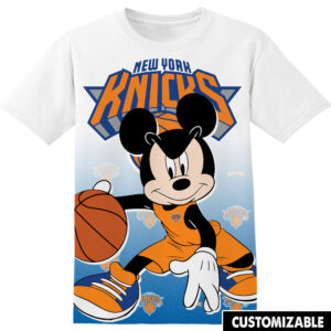 Customized NBA New York Knicks Disney Mickey Shirt