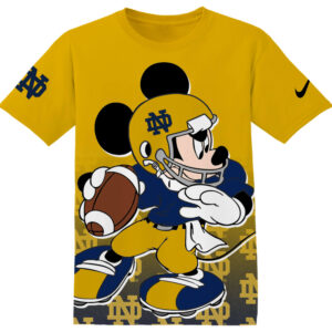 Customized NCAA Notre Dame Fighting Irish Mickey Shirt