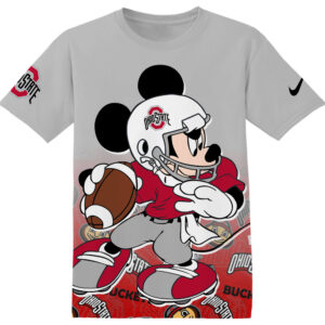 Customized NCAA Ohio State Buckeyes Mickey Shirt