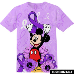 Customized Pancreatic Cancer Awareness Month Mickey Disney Shirt