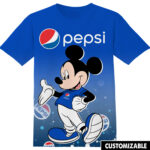 Customized Pepsi Disney Mickey Shirt