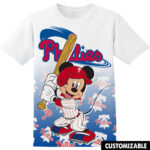 Customized MLB Philadelphia Phillies Disney Mickey Shirt
