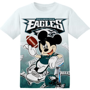 Customized NFL Philadelphia Eagles Disney Mickey Shirt