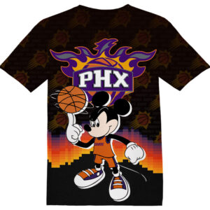 Customized NBA Phoenix Suns Mickey Shirt