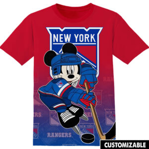 Customized NHL New York Rangers Mickey Shirt