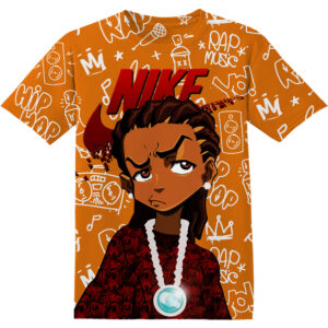 Customized Gift For Cartoon Fan The Boondocks Shirt
